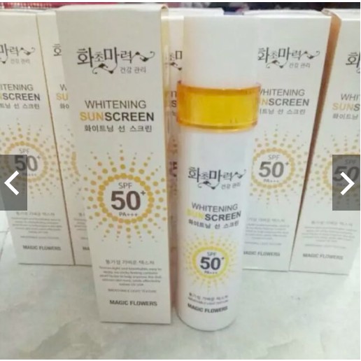 Xịt chống nắng Whitening Sun Screen che phủ tốt Hàn Quốc 150ml