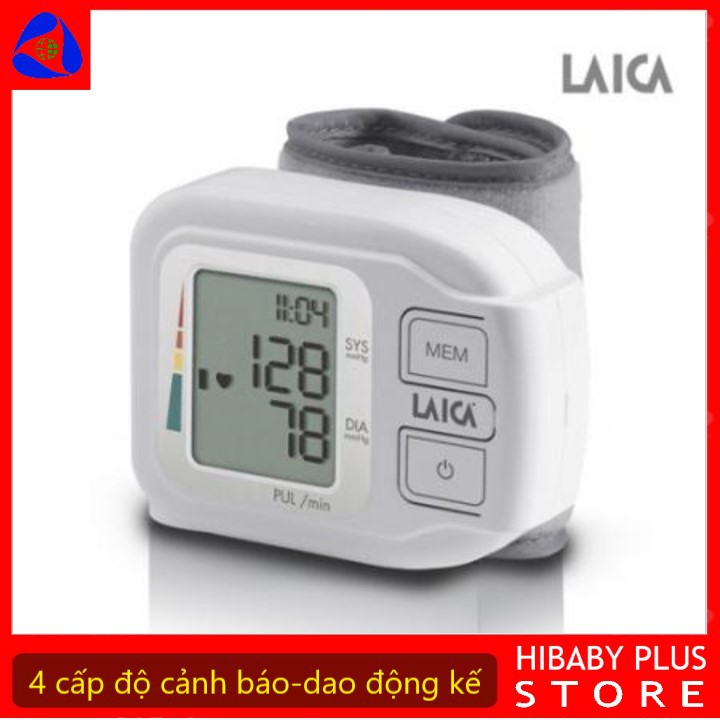 Máy đo huyết áp cổ tay điện tử Laica BM1004 tại nhà