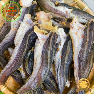 Khô cá lóc cửng châu đốc nguyên con thịt dai làm từ cá tươi gói 500gr
