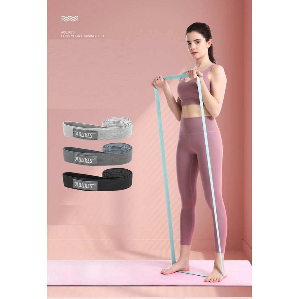 Dây kháng lực tập Gym, Yoga chính hãng Aolikes 3609 chống xoắn