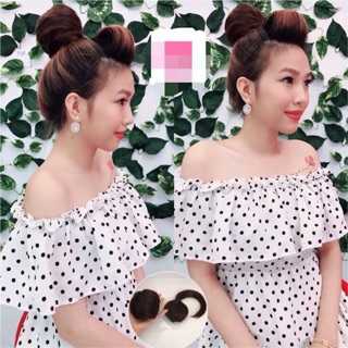 Búi tròn+ mái phồng mẫu mới nhất năm nay