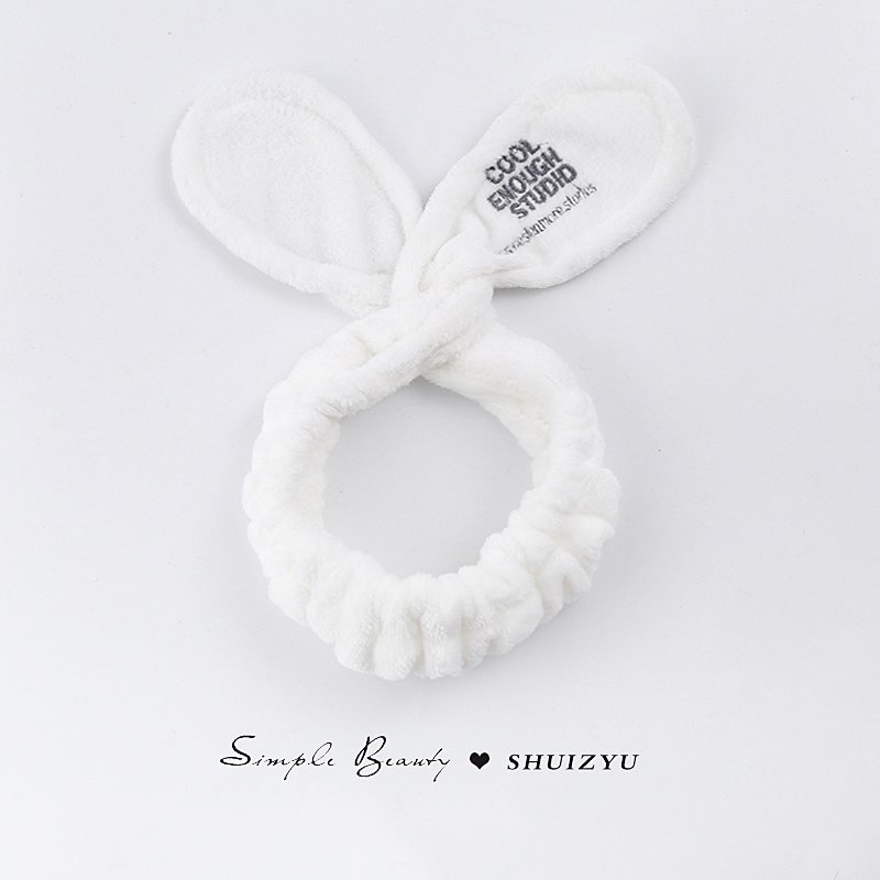 Băng đô tai thỏ bằng vải phong cách Hàn Quốc dễ thương thời trang cho nữ