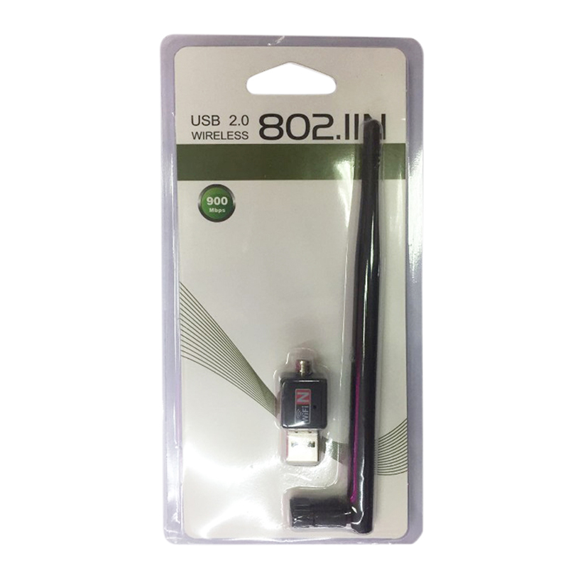 Usb Wifi 900mbps 802.11b / G / N Kèm Ăng Ten