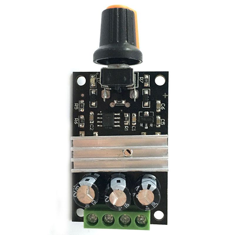 Bộ điều khiển tốc độ động cơ DC 6V 12V 24V 28VDC 3A 80W PWM Bộ điều chỉnh tốc độ có thể điều chỉnh Điều khiển tốc độ thay đổi với công tắc chiết áp