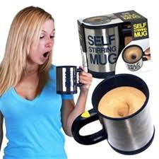 Ly Pha Cà Phê Tự Động Self Stirring Mug Không Cần Khuấy Cao Cấp