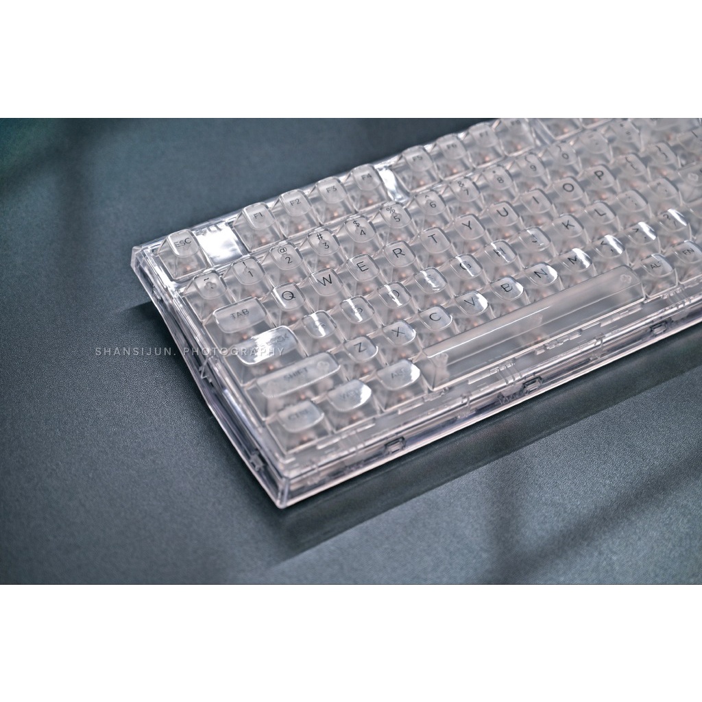 Bàn phím cơ FL-Esports Q75 Pro White Transparent 3 Mode