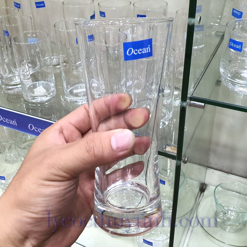 Đại lý Ocean CHÍNH HÃNG Bộ 6 cốc ly thủy tinh thái lan Ocean Metropolitan chính hãng dày dặn đẹp B21312 330ml