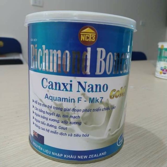 Sữa bột canxi nano