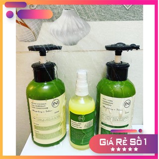 Combo dầu gội bưởi+tinh dầu bưởi +gel ủ bưởi dừa nga hoàng