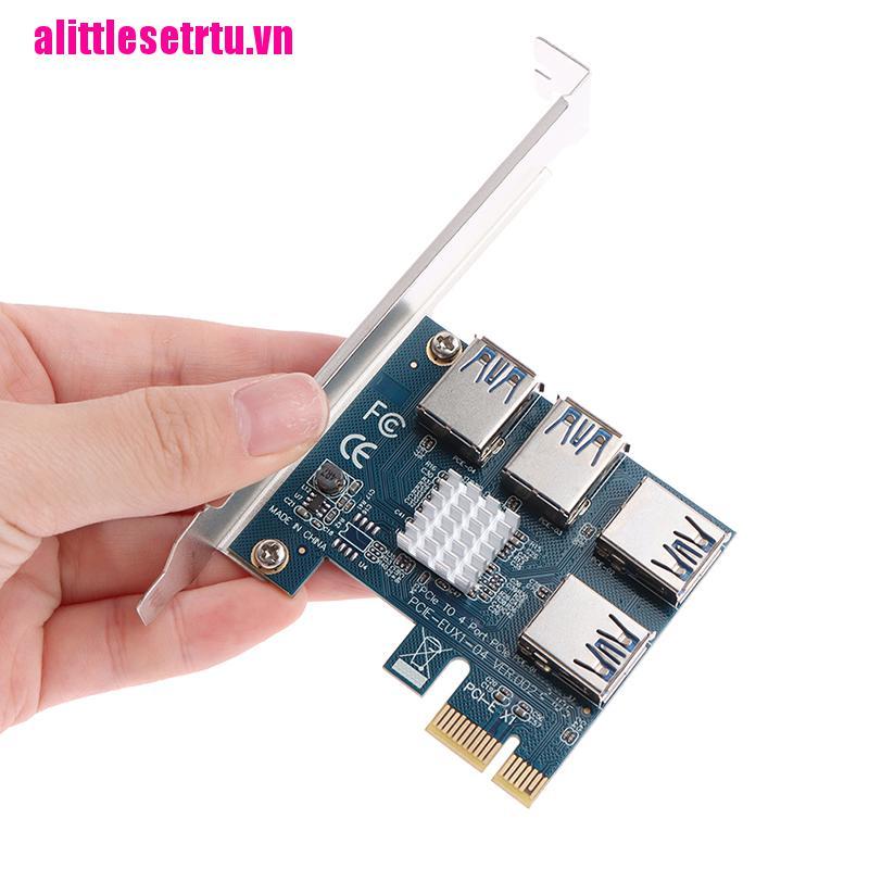 Bo Mạch Pci-E 1 4 Pci-Express Slot 1x Sang 16x Usb 3.0 | BigBuy360 - bigbuy360.vn