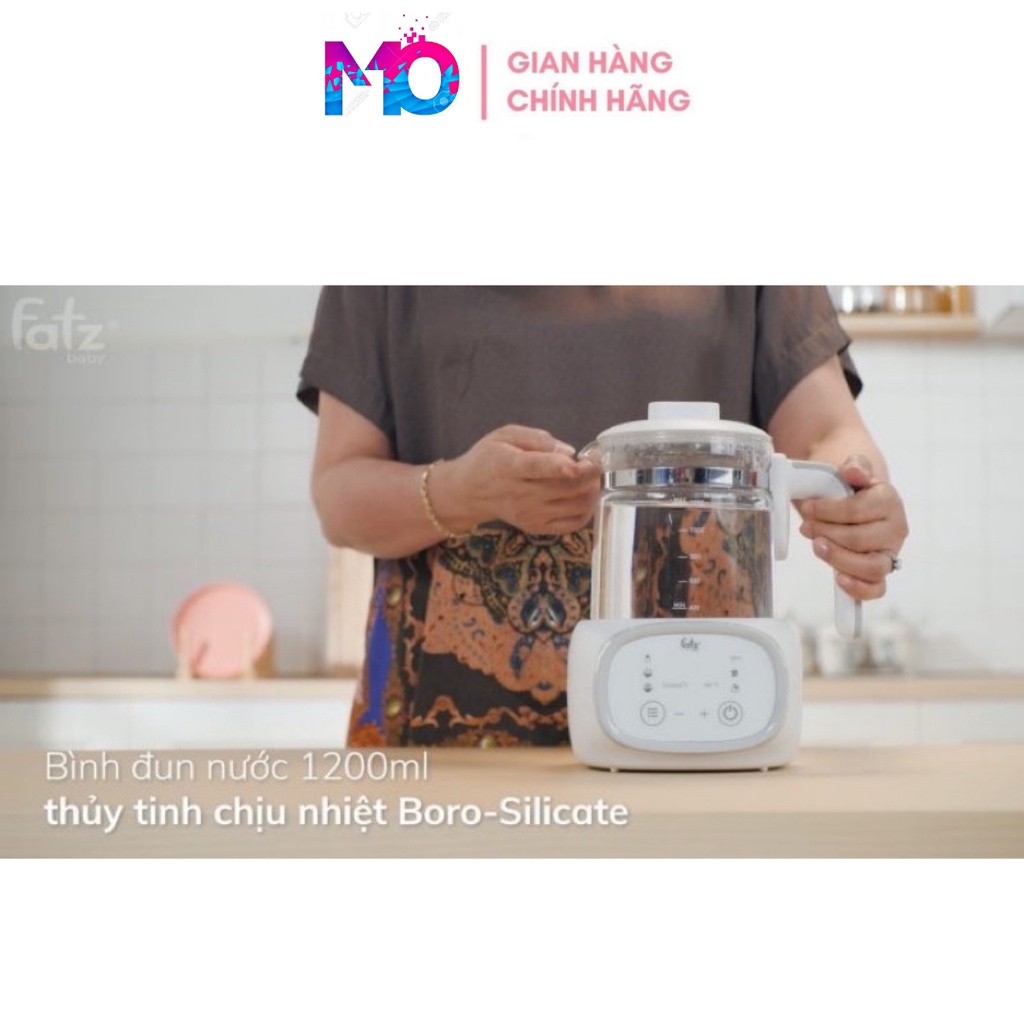 Máy hâm nước pha sữa Fatz Baby Quick 9 cho bé và pha trà cho gia đình - Bình đun nước Fatz FB3526TN  Shop MO KIDS
