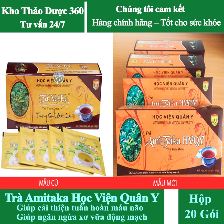 Trà AmiTaka HVQY ( Trà Tanaka ) - Chính Hãng Học viện Quân Y