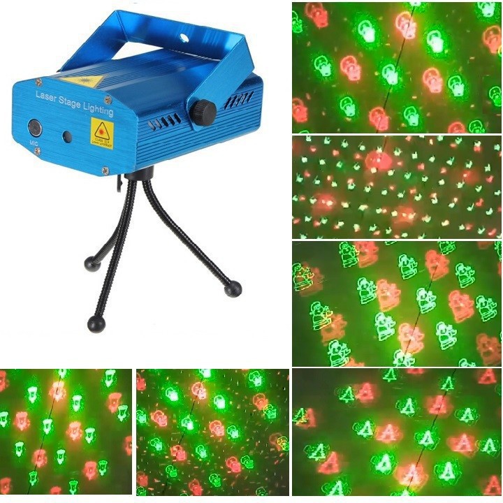 Đèn Laser Stage Light mini chiếu sao siêu rẻ