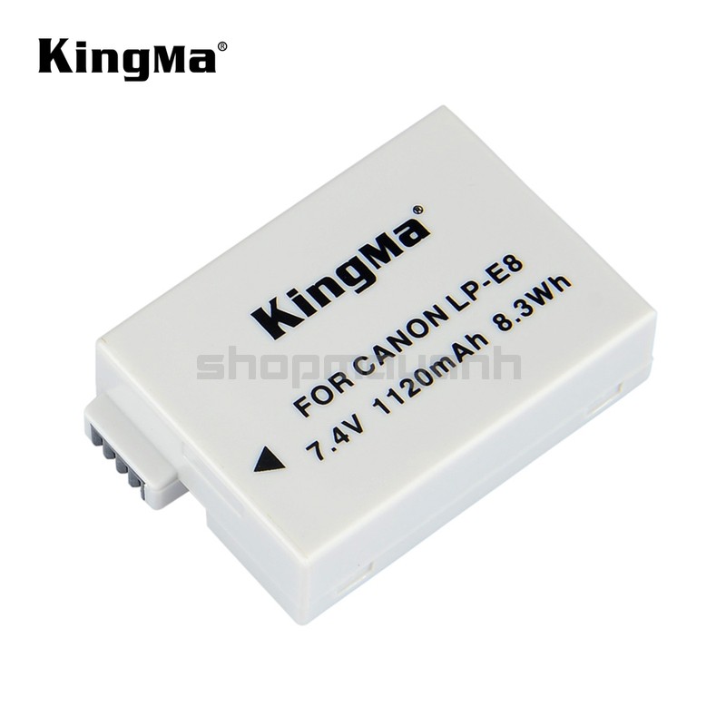 Bộ 2 Pin và Sạc đôi KingMa LP-E8 cho CANON 700D/650D/600D...