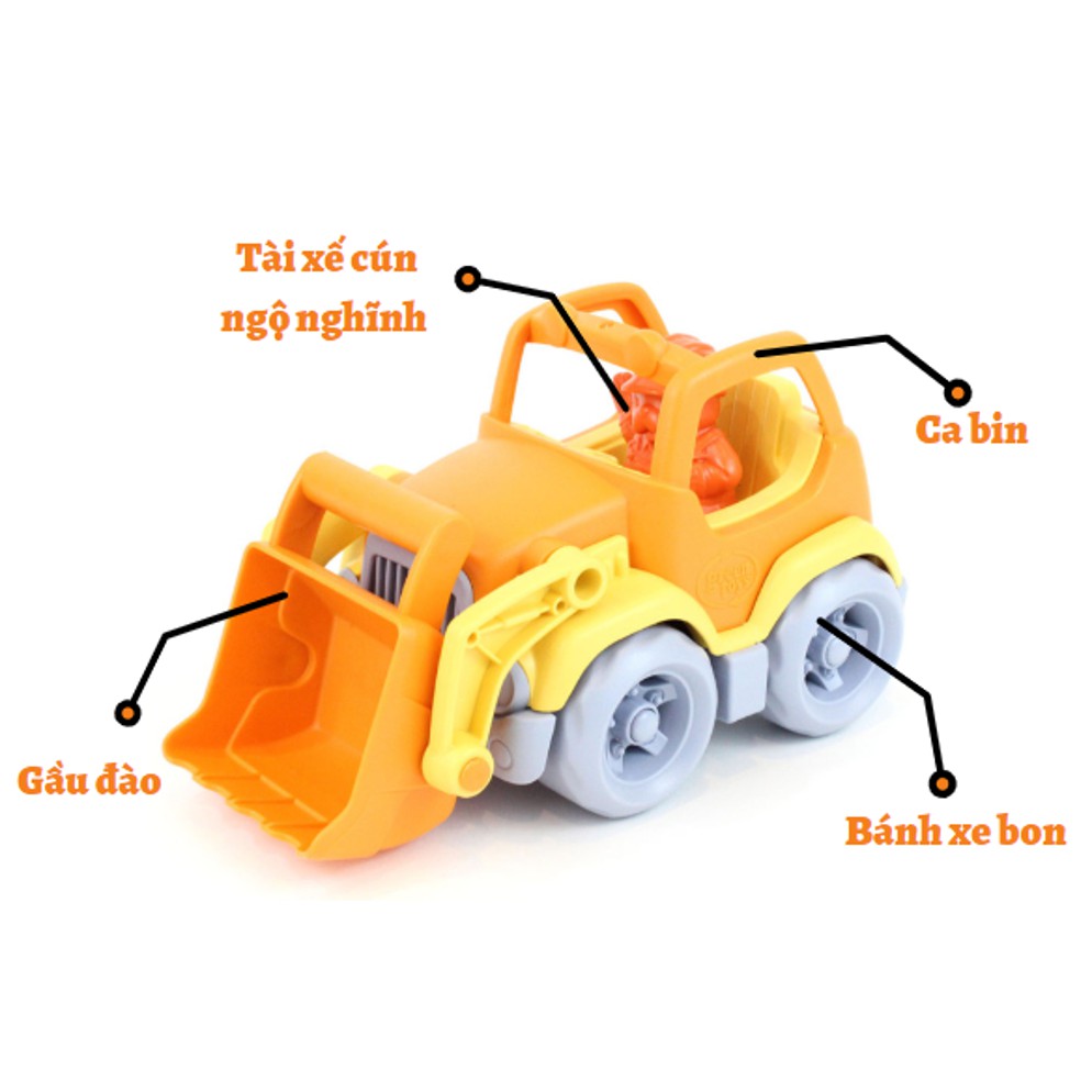 Đồ chơi xe máy xúc có tài xế Green Toys