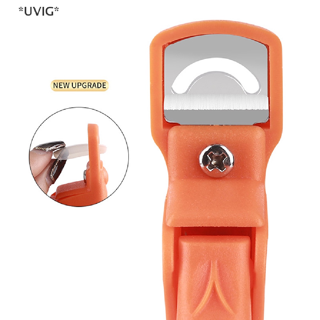 [[UVIG]] 1Pc Nail Art Clipper U word False Tips Edge Cutters Manicure Colorful Nail Tool [Hot Sell]
