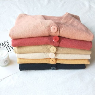 Áo khoác len cardigan