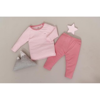 Nous! Bộ quần áo dài tay cho các bé từ 6m-24m. chất liệu mềm mại, giữ ấm cho các bé.2 màu cho be trai và bé gái !