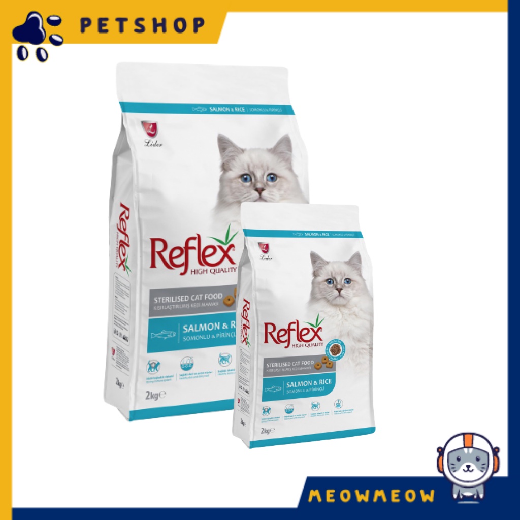 Thức ăn cho mèo Reflex Plus các vị | Túi 2KG | Hạt cho mèo lớn Reflex Plus cao cấp xuất sứ Thổ Nhĩ Kỳ.