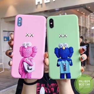 Ốp silicon mềm Kaws elmo hoạt hình