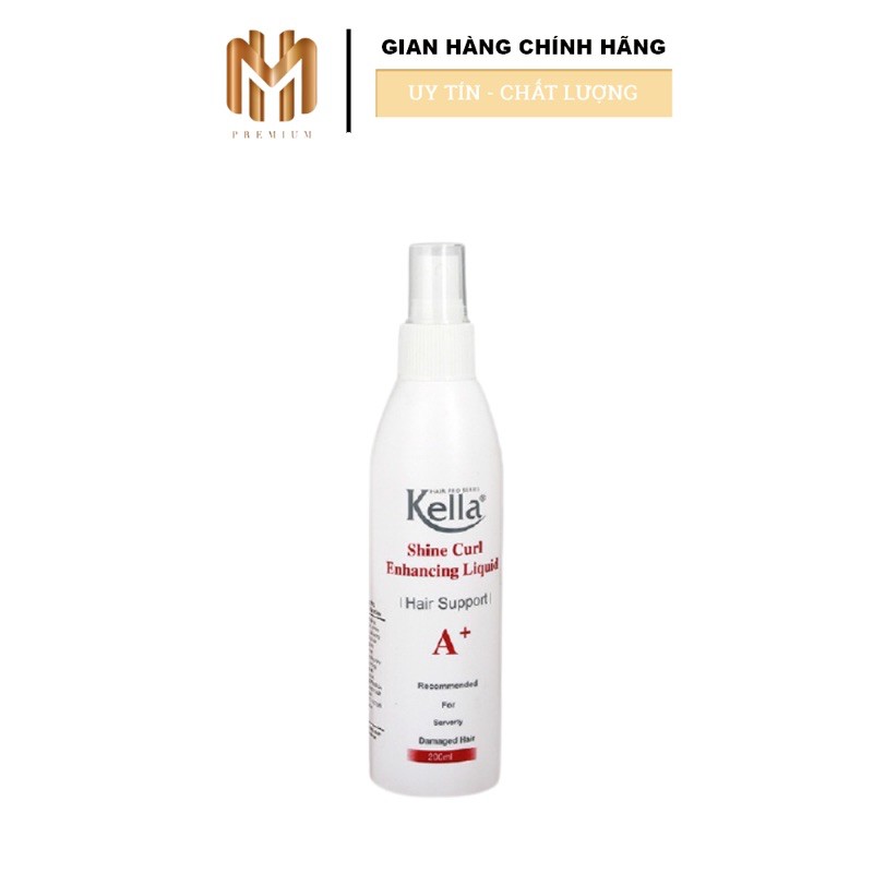 [HÀNG TỐT] Sữa dinh dưỡng dành cho tóc uốn xoăn Kella Shine Curl Enhancing Liquid - 200ml