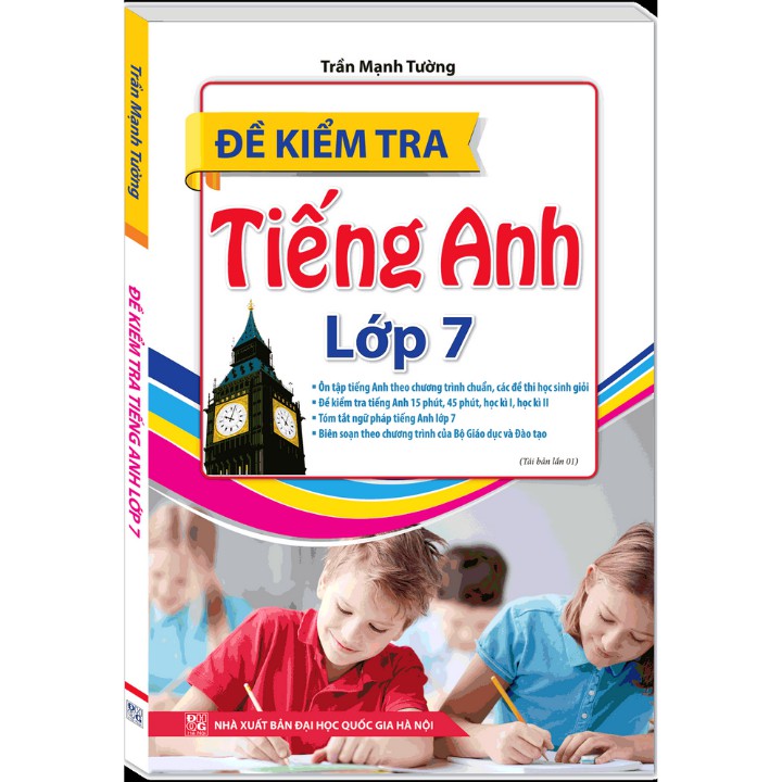 Sách - Đề kiểm tra tiếng Anh lớp 7