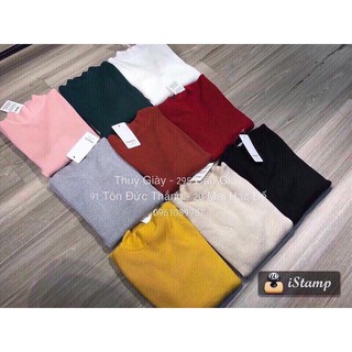 Áo len tăm cổ 3 phân siêu đẹp