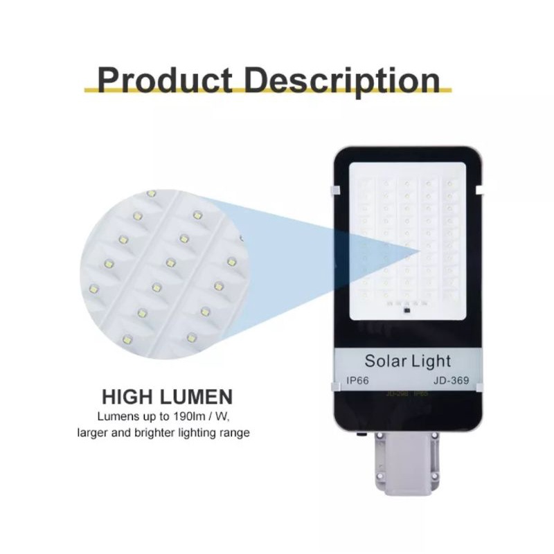 ĐÈN NĂNG LƯỢNG MẶT TRỜI JINDIAN JD-369  - SẢN PHẨM MỚI