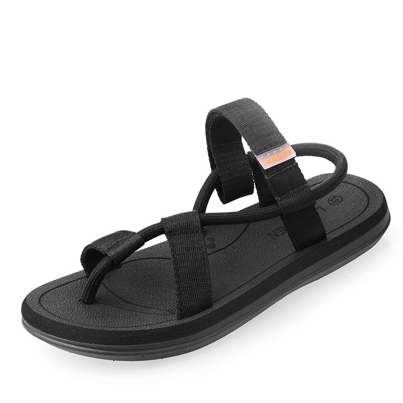 Giày Sandal Quai Dán Đế Phẳng Hai Cách Mang Phong Cách Hàn Quốc Mới Cho Nữ Sinh