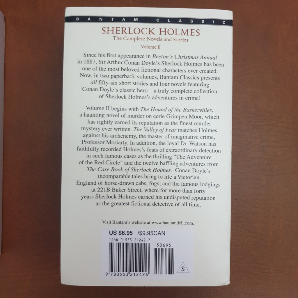 Truyện: The Complete Sherlock Holmes (2 Volumes) - Phiên bản Tiếng Anh