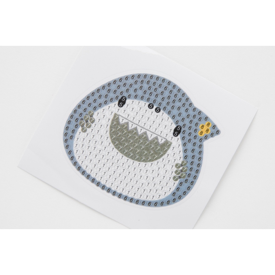 Sticker Đính Đá ARTBOX Hàn Quốc Hình Chú Cá Mập Dễ Thương