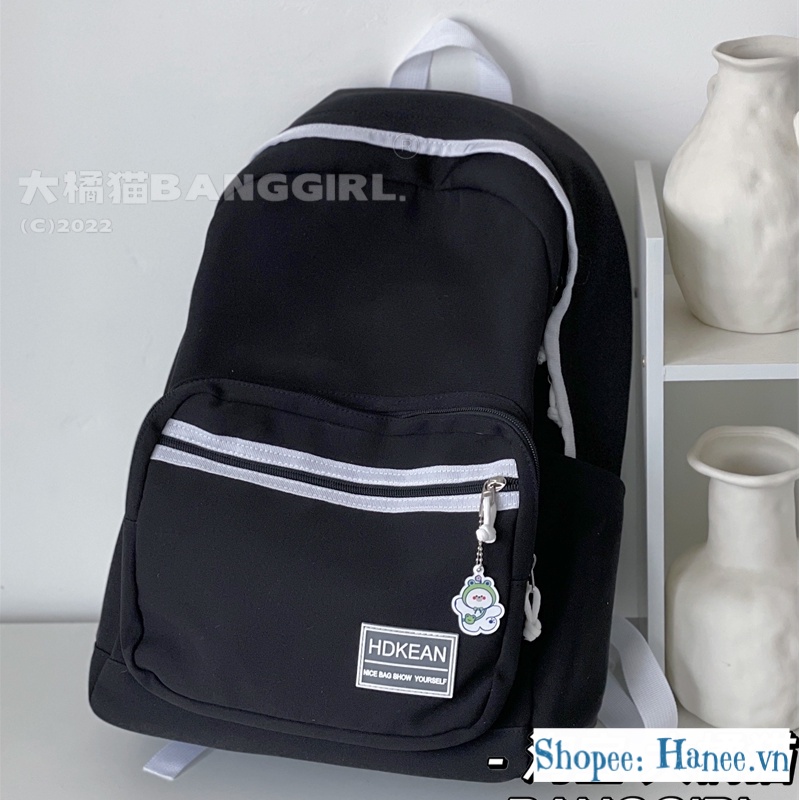 Balo Đi Học Nữ Basic Ulzzang Màu Pastel B09