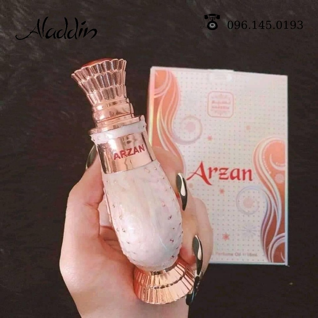 Tinh dầu nước hoa Dubai Arzan Naseem 16ml