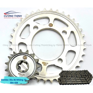 Nhông sên dĩa Sirius RC ( k lắp được cho Sirius Trung Quốc, Sirius FI )