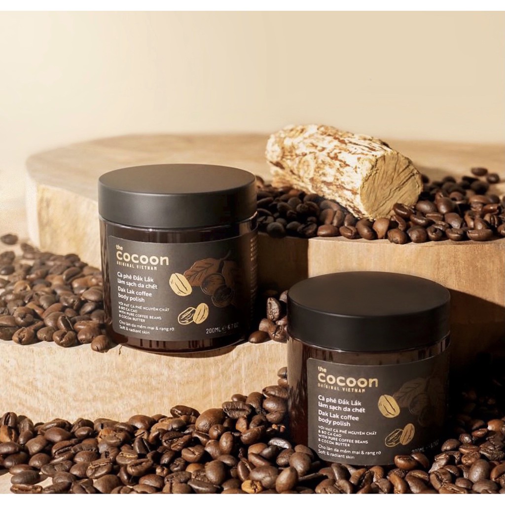 [body] Tẩy Da Chết Cocoon Cà phê Đắk lắk làm sạch da chết Dak Lak Coffee Body Polish 200ml | WebRaoVat - webraovat.net.vn