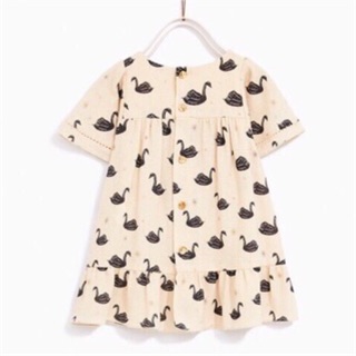 (Còn sz 6/9m) Váy Zara thiên nga