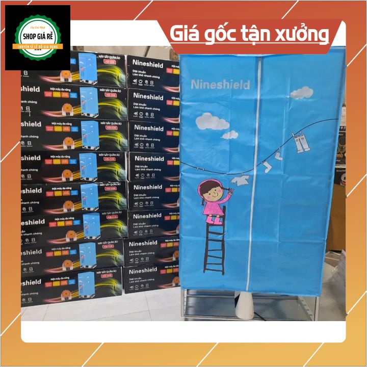 Tủ xấy quấn áo chính hãng sản xuất theo công nghệ mới nhất của Nineshield và Sam Sung