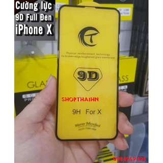 Miếng dán cường lực 9D full màn hình cao cấp cậu bé đen cho Ip X,Xs