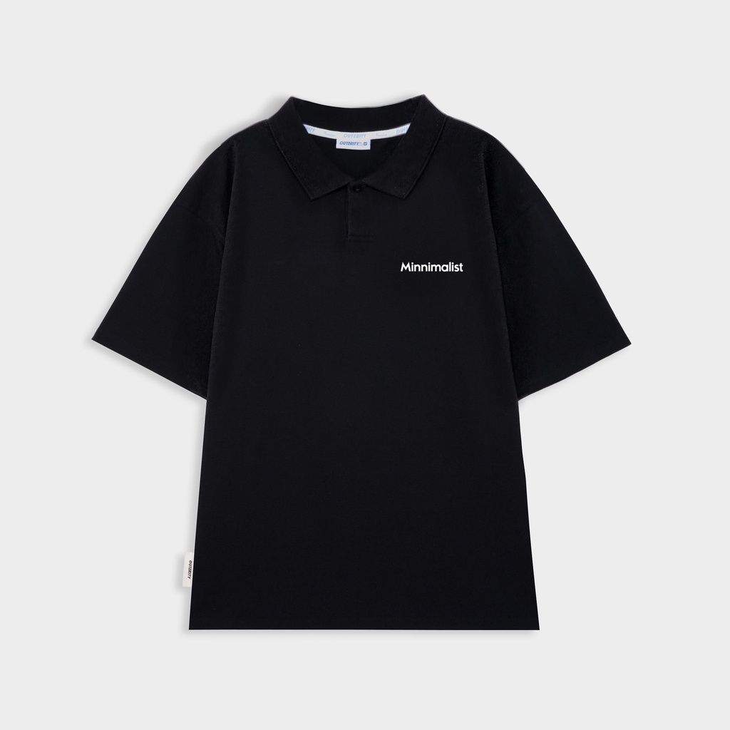 Áo polo nam nữ local brand unisex Outerity Minimalist vải cá sấu - ORT.B 701