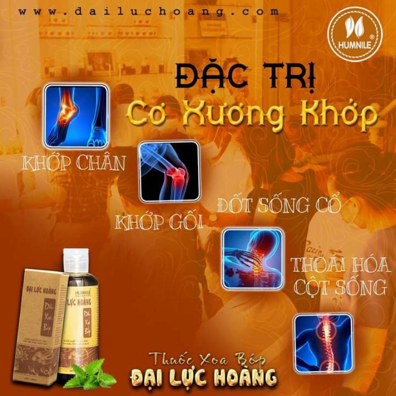 [ HÀNG CHÍNH HÃNG 100% ] THUỐC XOA BÓP ĐẠI LỰC HOÀNG