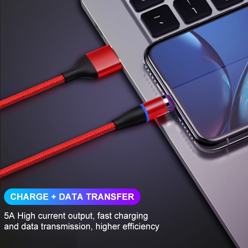 TBTIC Magnetic Charger Cable USB Type C For Samsung S20 S21 S8Plus For iPhone Mobile Phone Magnet Usb Charge Wire