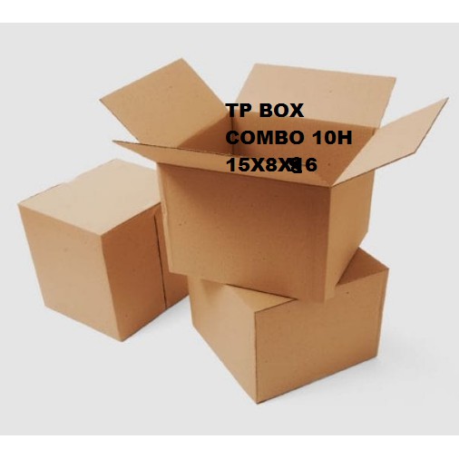 Thùng giấy carton size 15x8x6 - bộ 10 hộp giấy carton