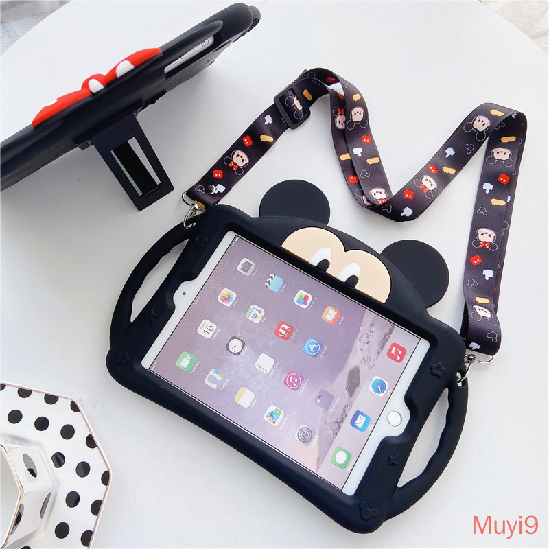 Ốp máy tính bảng họa tiết Minnie/Mickey cho IPad 2018 Mini1/2/3 Mini4 Mini5 6/Air2 Pro9.7 | BigBuy360 - bigbuy360.vn