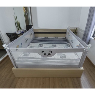 Thanh chắn giường cho bé chặn giường an toàn 1m6 1m8 2m 2m2 phân phối chính hãng