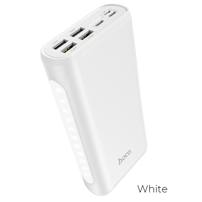 [Kiêm đèn pin] Pin sạc dự phòng 30000 mah Hoco J60 4 cổng usb tích hợp đèn khẩn cấp siêu sáng [hoco đà nẵng]