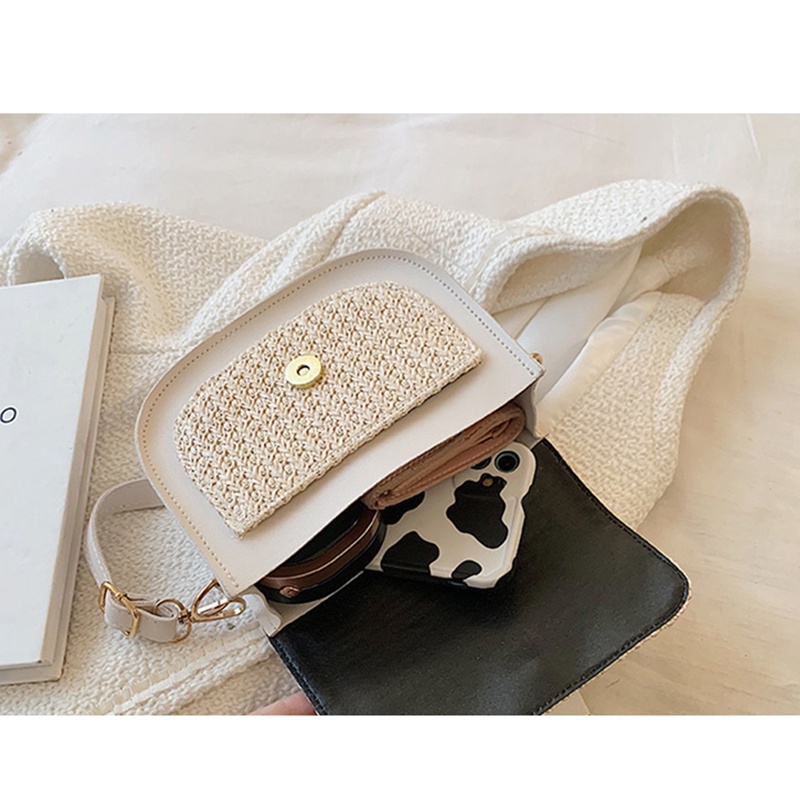 Túi xách đeo vai IELGY kiểu yên ngựa nhỏ đơn giản thời trang phong cách phương Tây