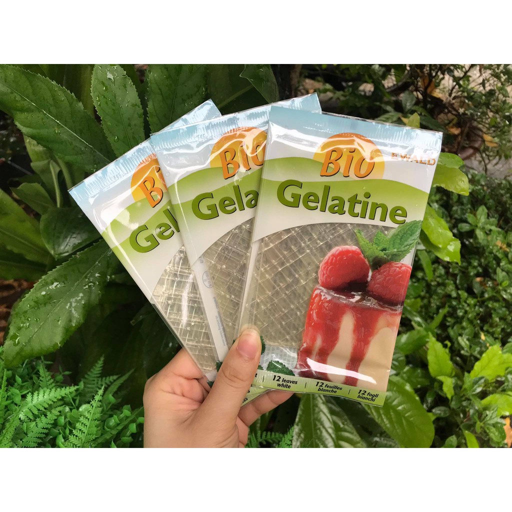 Gelatine Hữu Cơ Dạng Lá 20g của Đức