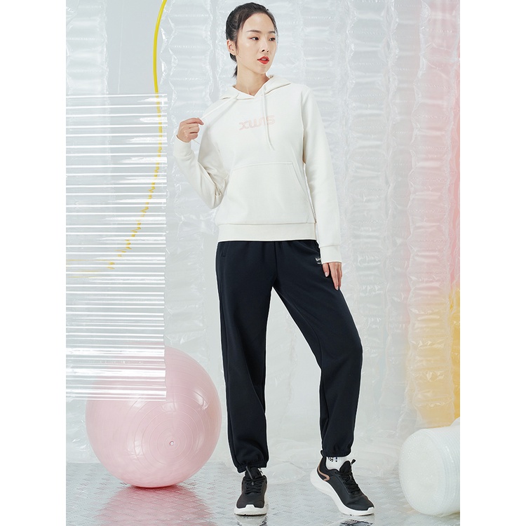 Áo nỉ nữ Xtep dòng áo sweater màu sắc tươi tắn 879328930092