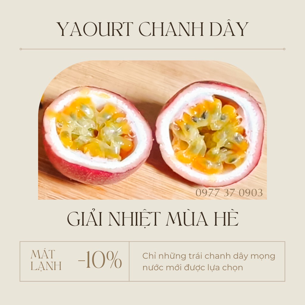 Yaourt Chanh Dây (sữa chua bịch) nhà làm - 100% từ sữa bò tươi nguyên chất và chanh dây tự nhiên | BigBuy360 - bigbuy360.vn