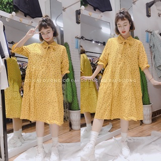 Váy bbd chấm bi